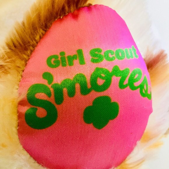 BAB Girl Scout S’mores Bear Plush 15” Caramel Swirl S'mores with Unicorn Hoodie - Picture 4 of 10